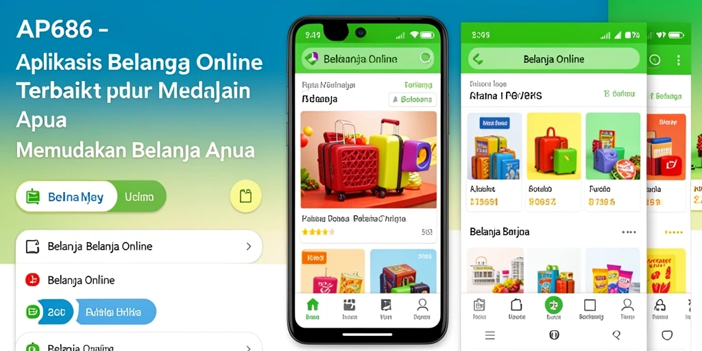 Tampilan antarmuka aplikasi AP686 yang modern dan user-friendly.