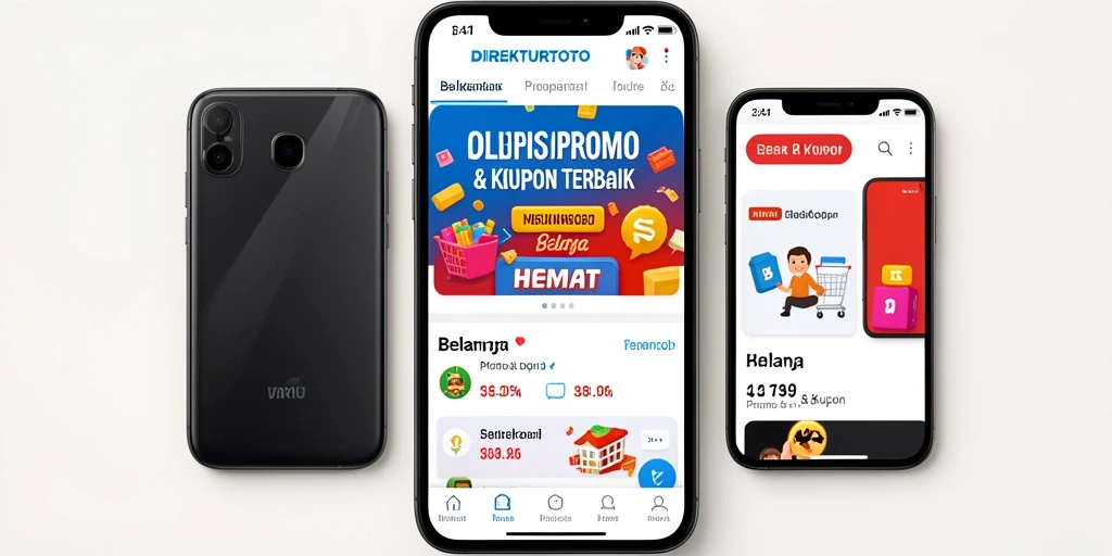 Tampilan antarmuka aplikasi DIREKTURTOTO yang user-friendly.