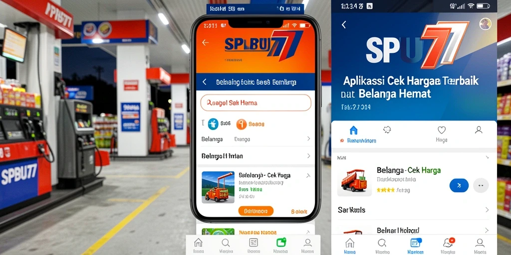 Tampilan antarmuka SPBU77 yang menawan dan fungsional untuk Cek Harga.